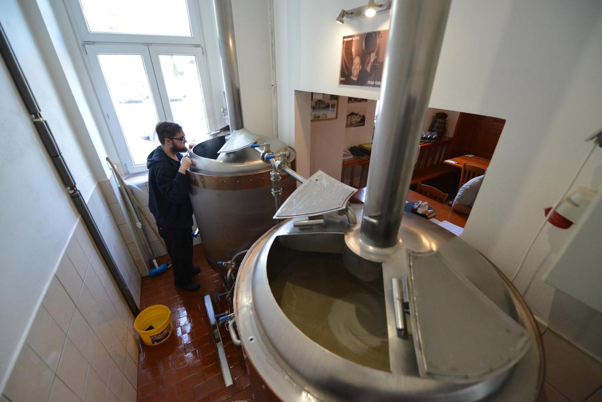 Penzion Pivovar Podlesí Příbram Esterno foto